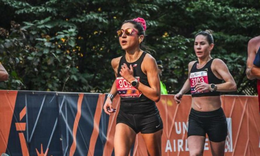 Corredora de Palmilla fue la chilena mejor ubicada en la maratón de Nueva York