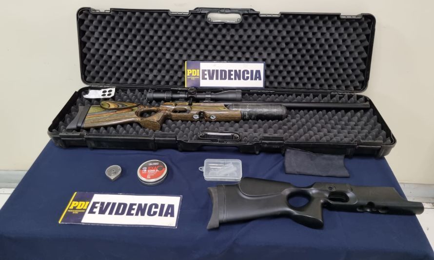 PDI recupera costoso rifle que fue robado en San Fernando