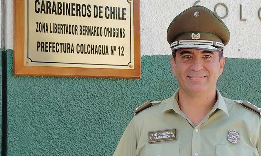 Renato Sanhueza Marambio: El nuevo prefecto de Colchagua habla de los desafíos de asumir este cargo