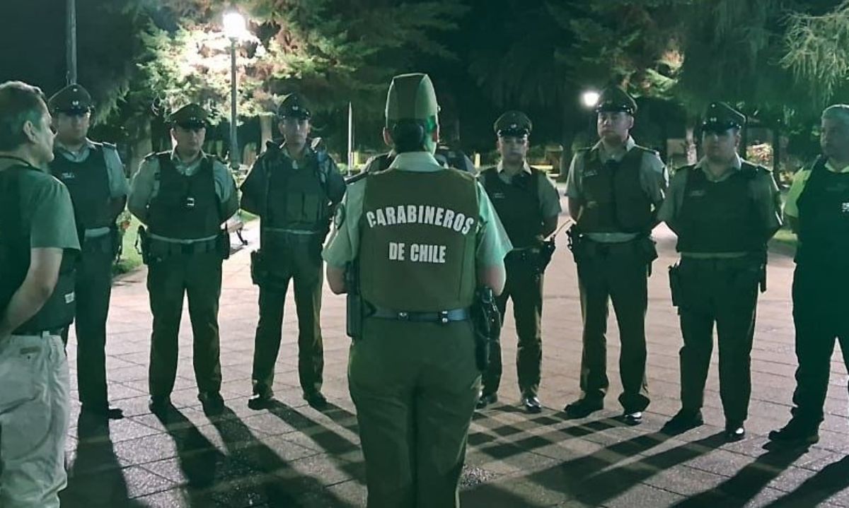 Patrullaje nocturno terminó con tres detenidos en Chimbarongo