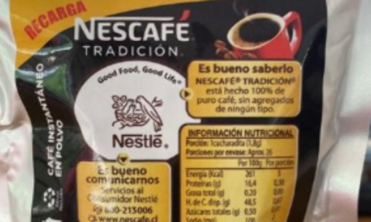 SERNAC alerta sobre falsificación de Nescafé: Llama a consumidores a verificar autenticidad