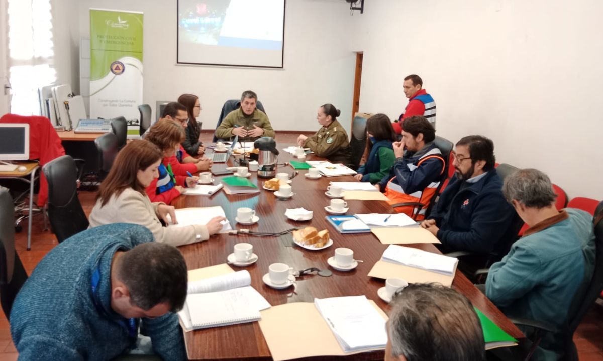 Chimbarongo: Reunión de coordinación del comité comunal de emergencia