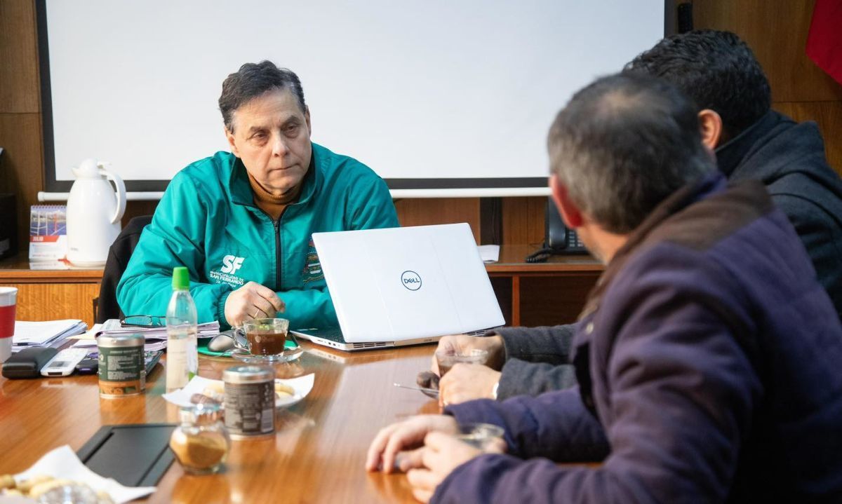Alcalde Pablo Silva Pérez recibe a nuevo presidente del Rotary San Fernando