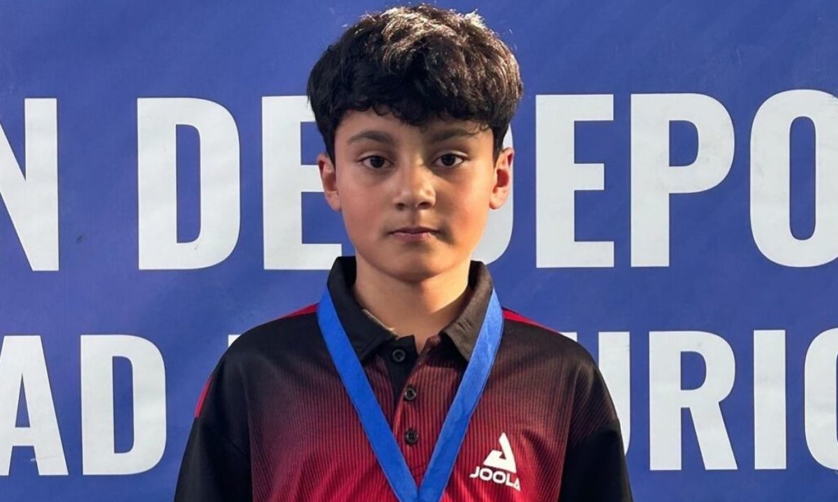 Nancagüino de 11 años se coronó campeón en prestigioso torneo nacional de tenis de mesa