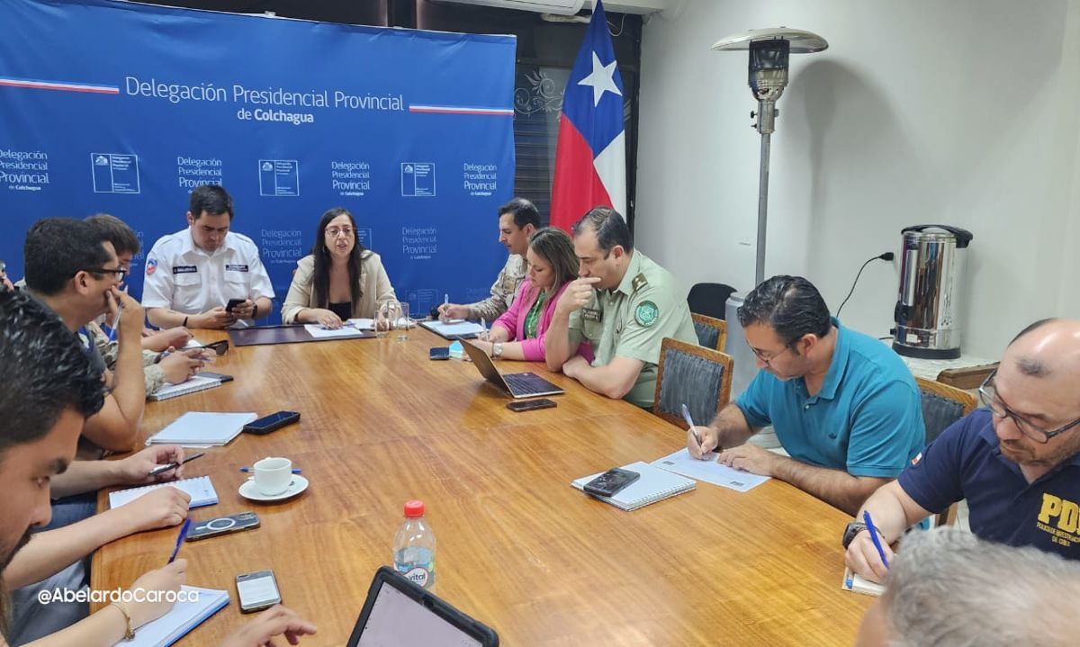 COGRID Colchagua:
Articulado ante escenario de incendio forestales
