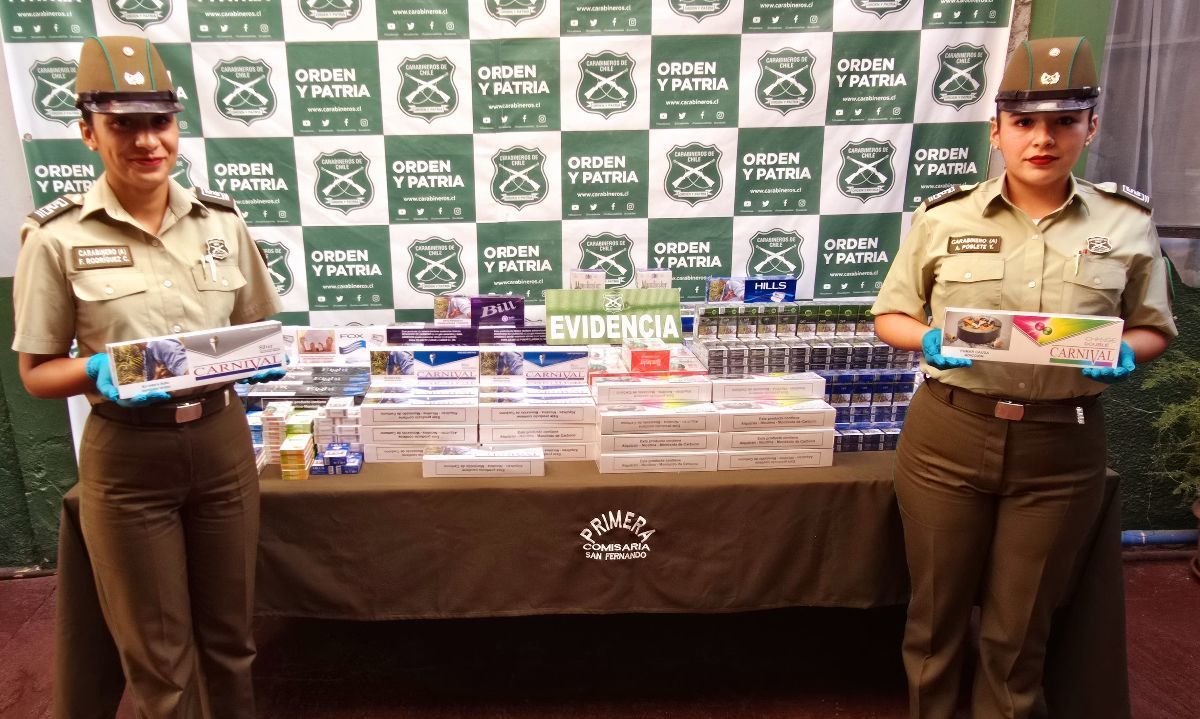 San Fernando:
Carabineros da certero golpe al contrabando

