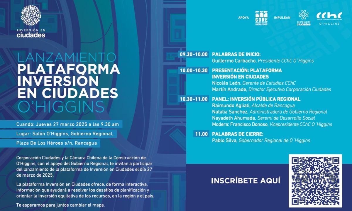 Autoridades, gremio de la construcción y privados analizarán las inversiones públicas regionales en materia de ciudad