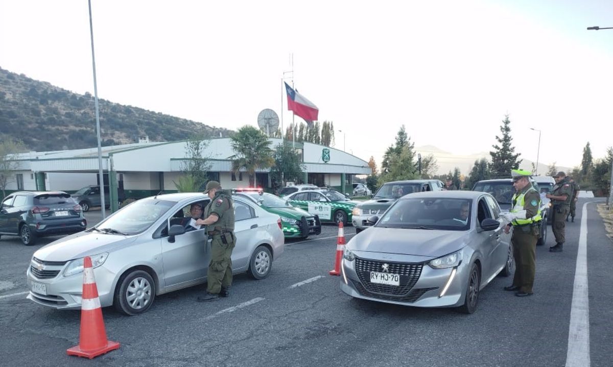 Colchagua: 
Prevención vial de Carabineros en Semana Santa.

